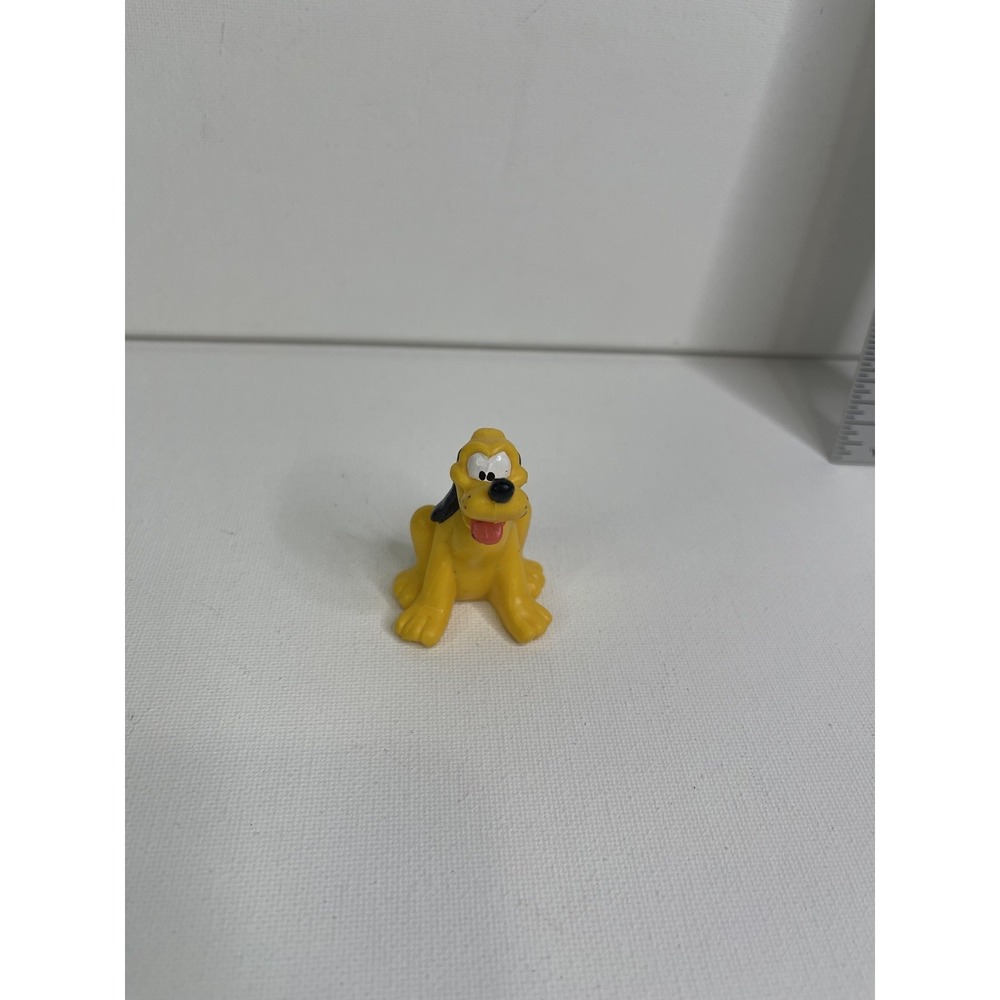 Vintage Disney Pluto Sitting PVC Figure